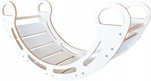 Bujak , bujaczek+zjeżdżalnia- Montessori MDF BIAŁY na Arena.pl