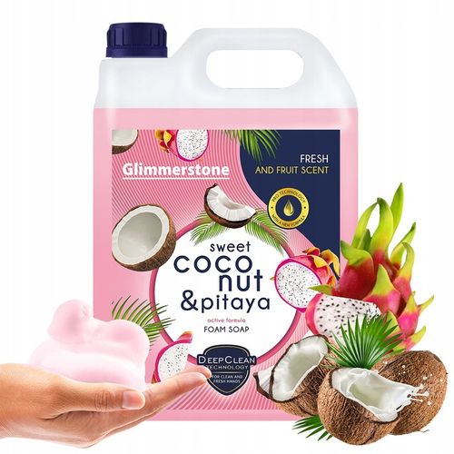 MYDŁO W PIANCE PIANIE ŚWIEŻY KOKOS I PITAJA DO DOZOWNIKÓW SPIENIAJĄCYCH 5L na Arena.pl