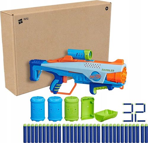 PISTOLET SNAJPERKA NERF ELITE JUNIOR + 32 STRZAŁEK + CELE NA 4 5 6 LAT na Arena.pl