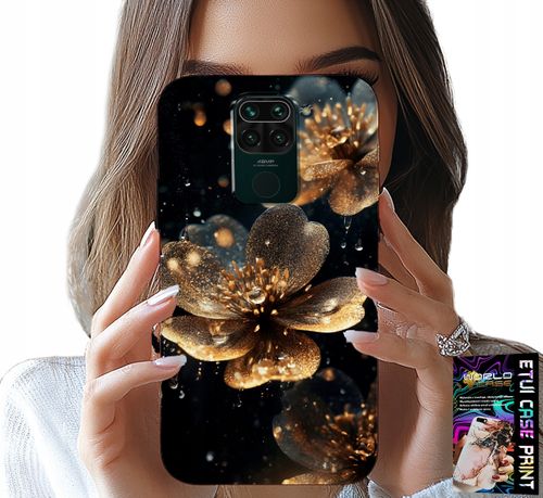 ETUI DO XIAOMI NOTE 9 - PIĘKNE WZORY KWIATÓW, PLECKI, FUTERAŁ na Arena.pl