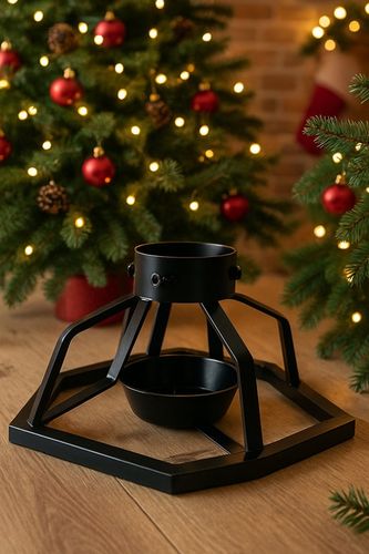 Stojak pod choinkę LOFT ,otwór 11 cm, pojemnik na wodę, metalowy, stabilny na Arena.pl