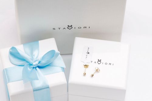 Złote kolczyki KZD2556 - Diament na Arena.pl