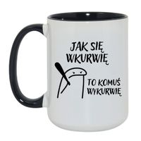 Duży Biało-Czarny 450 ml