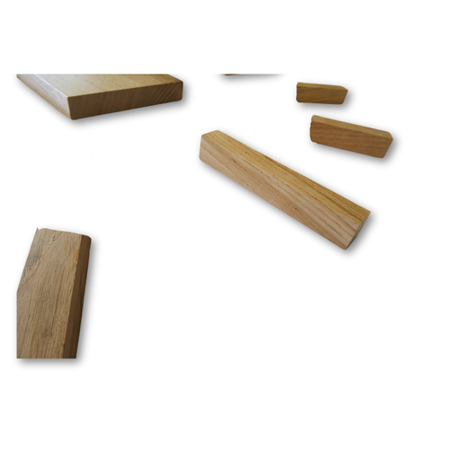 Zegar Ścienny Drewniany Duży 3D Przyklejany Na Ścianę Do Salonu Dębowy Loft na Arena.pl