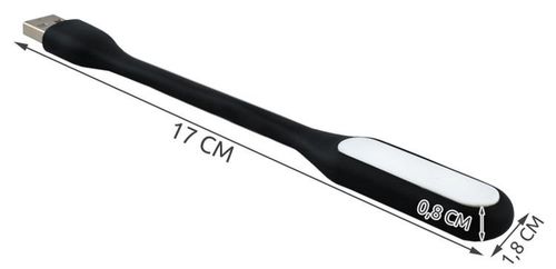 Lampka silikonowa USB - czarna na Arena.pl