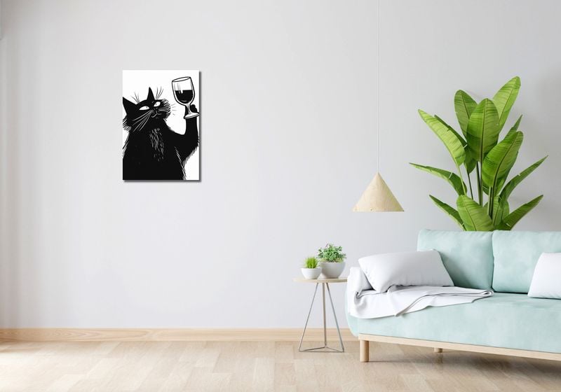 Obraz 40x60cm Koci Wirtuoz zdjęcie 2