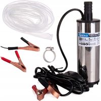 Pompa do oleju zatapialna GEKO 12V 52mm 25L/min + wąż 3 m