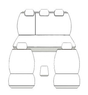 Pokrowce MIAROWE do Nissan Qashqai 05-13r. P1 zdjęcie 3