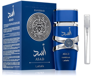 LATTAFA ASAD ZANZIBAR ODLEWKA perfum męskich 5ml 80+ psiknięć