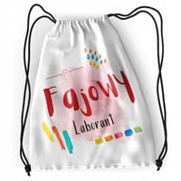 Plecak Dla Laboranta Sportowy Szkolny Worek Torba Z Nadrukiem Ze Zdjęciem