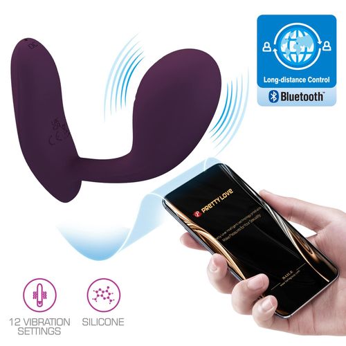 pretty love   baird purple, 12 vibration functions mobile app long na Arena.pl