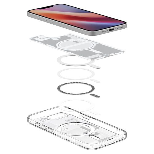 etui case na iphone 16e zero one ultra hybrid magsafe - białe na Arena.pl