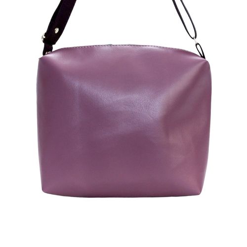 Torebka Na Ramię z Motywem Papugi i Fioletową Ekoskórą – Handmade na Arena.pl