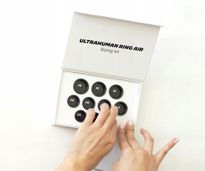 Smartring ULTRAHUMAN Ring Air rozmiar 6 Tytanowy zdjęcie 15