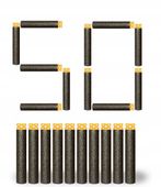 STRZAŁKI DO NERF N STRIKE MIĘKKIE POCISKI 50 SZT