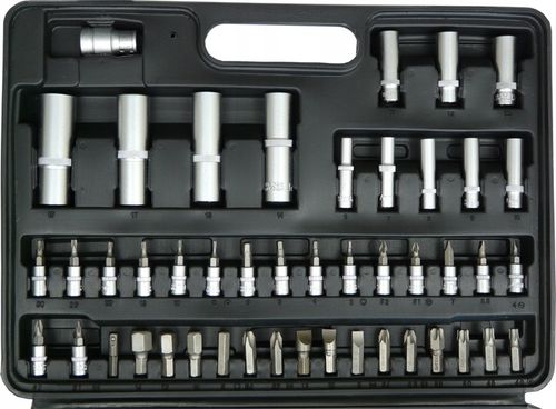 ZESTAW KLUCZY NASADOWYCH KLUCZE NASADOWE 108+ YATO TORX KOMPLET 40 SZTUK na Arena.pl