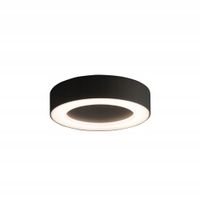 Lampa Sufitowa Dom Plafon Zewnętrzny MERIDA Czarny 12W LED 3000K IP54 20cm