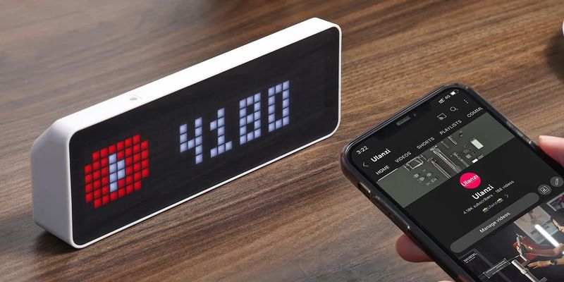 Zegar Ulanzi TC001 Smart Pixel Clock zdjęcie 4