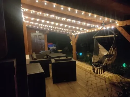 LAMPKI SIECIOWE 50 LED DO OGRODU BALKON TARAS 15m na Arena.pl