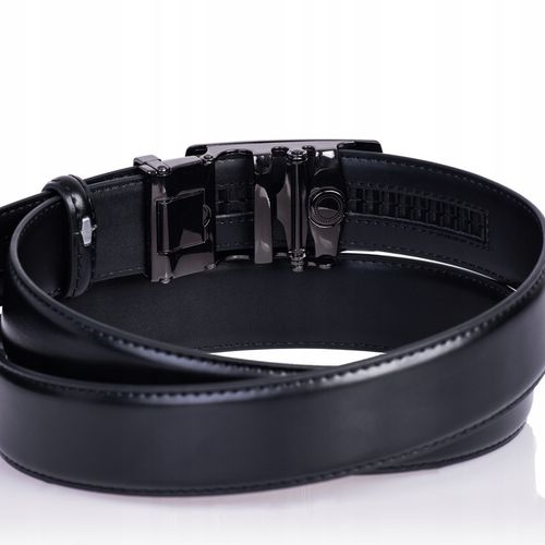 Pasek Skórzany SEPHER męski Automat CZARNY spodni na Arena.pl