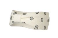 BROEL Evelina opaska dla dziewczynki srebrne grochy ecru 44-46