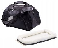 TORBA TRANSPORTER DLA KOTA PSA Z MATĄ PLUSZOWĄ L