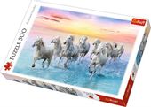 ND17_PU-7663 Puzzle 500el - Biale konie w galopie
