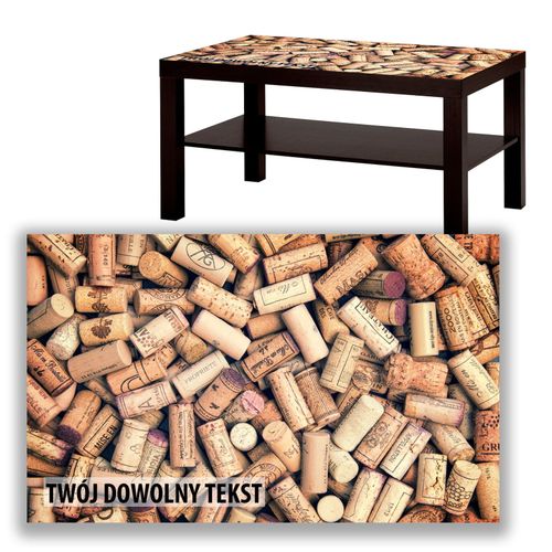 BLAT SZKLANY IKEA LACK Korki od wina z Twoim napisem 90x55cm 020a na Arena.pl