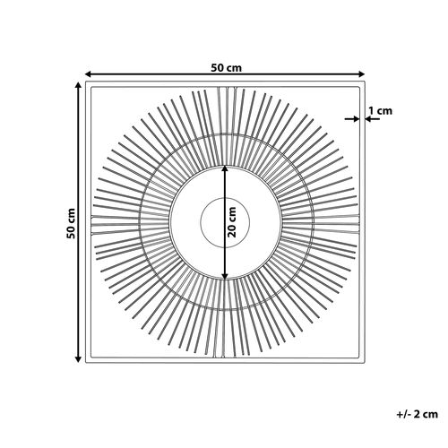 Dekoracja ścienna złota MERCURY na Arena.pl