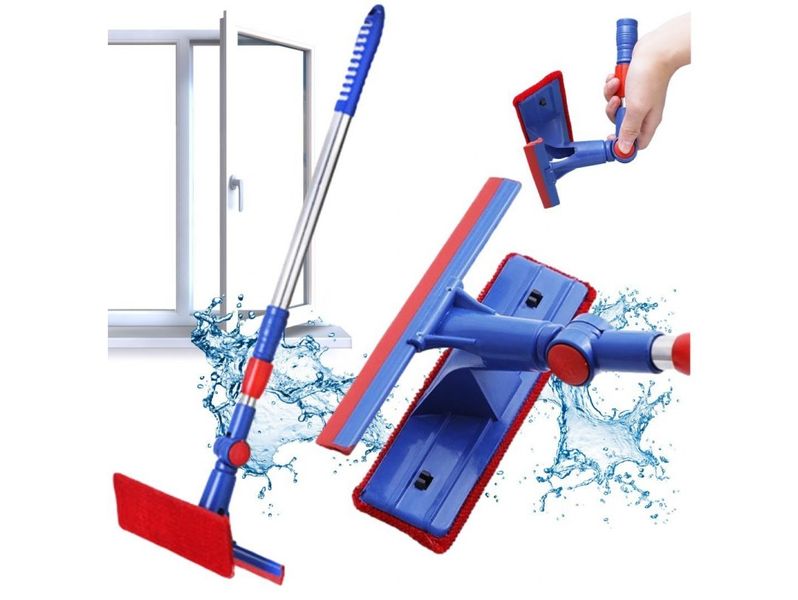 Myjka ściągaczka mycia okien szyb teleskopowa 90cm zdjęcie 1