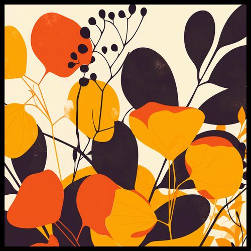 Plakat 80x80cm Ogrodowa Paleta na Arena.pl