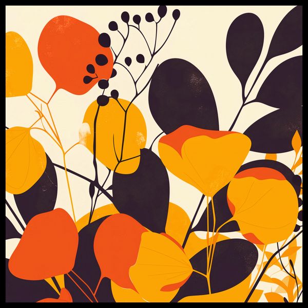 Plakat 80x80cm Ogrodowa Paleta zdjęcie 2