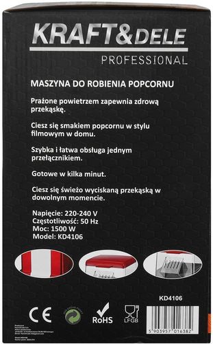 Maszynka do robienia popcornu KD4106 na Arena.pl