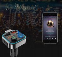 TRANSMITER FM BLUETOOTH MP3 BT AUDIO ŁADOWARKA SAMOCHODOWA 3X USB QC 3.0