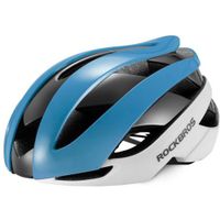 kask rowerowy uniwersalny regulowany rozmiar m niebiesko-biały