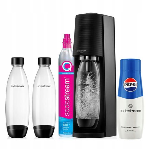 SODASTREAM TERRA SATURATOR NABÓJ 2 BUTELKi 1L + syrop pepsi na Arena.pl