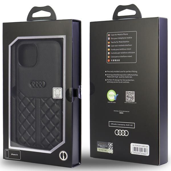 Etui Audi do iPhone 12, iPhone 12 Pro, Czarny zdjęcie 5