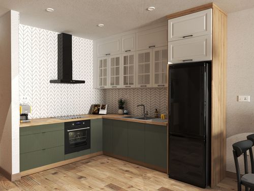 AUSTIN KU-D60S3 Szafka 60 cm dolna fronty MDF frezowane pionowo na Arena.pl