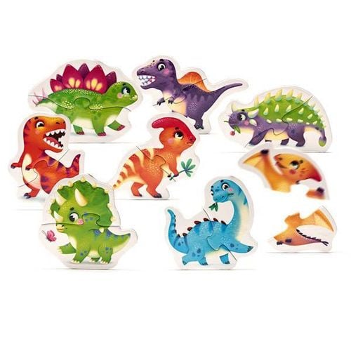 edukacyjne puzzle dinozaury 16 elem. cubika 15252 na Arena.pl
