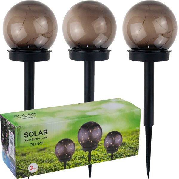 TG77659 LAMPKA LED SOLAR 3SZT. zdjęcie 1