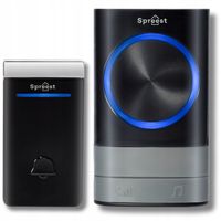 DZWONEK BEZPRZEWODOWY BEZBATERYJNY DO DRZWI FURTKI WODOODPORNY ZEWNĘTRZNY