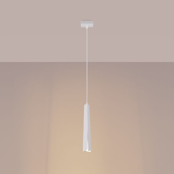 Lampa wisząca PRYSM 1 biała zdjęcie 3