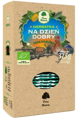 Herbatka NA DzieŃ Dobry BIO (25 x 1,5 g) 37,5 g - Dary Natury na Arena.pl