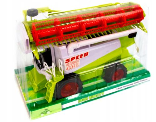 CLAAS LEXION DUŻY KOMBAJN ZBOŻOWY RUCHOME ELEMENTY NAPĘD TRAKTOR ZABAWKA na Arena.pl