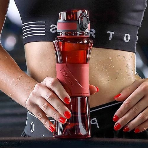 BUTELKA SHAKER DO BIAŁKA, DO ODŻYWEK 550ML BIDON NA WODĘ Z TRITANU CZARNY na Arena.pl