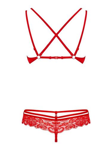 Zestaw Biustonosz i Stringi - Obsessive 860-SET-3 S/M na Arena.pl