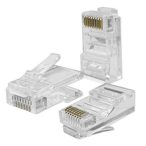 Qoltec Wtyk złącze modularne RJ45 CAT6 UTP Pozłacane styki 10 sztuk na Arena.pl