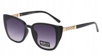 MAXAIR - okulary przeciwsłoneczne nerdy czarny Filtr UV400 22170 - GRATIS