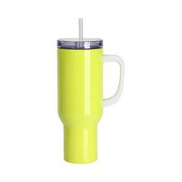 Kubek podróżny ze stali nierdzewnej 1200 ml do sublimacji - żółty neon