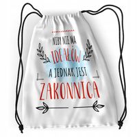 Plecak Dla Zakonnicy Sportowy Szkolny Worek Torba Z Nadrukiem Ze Zdjęciem